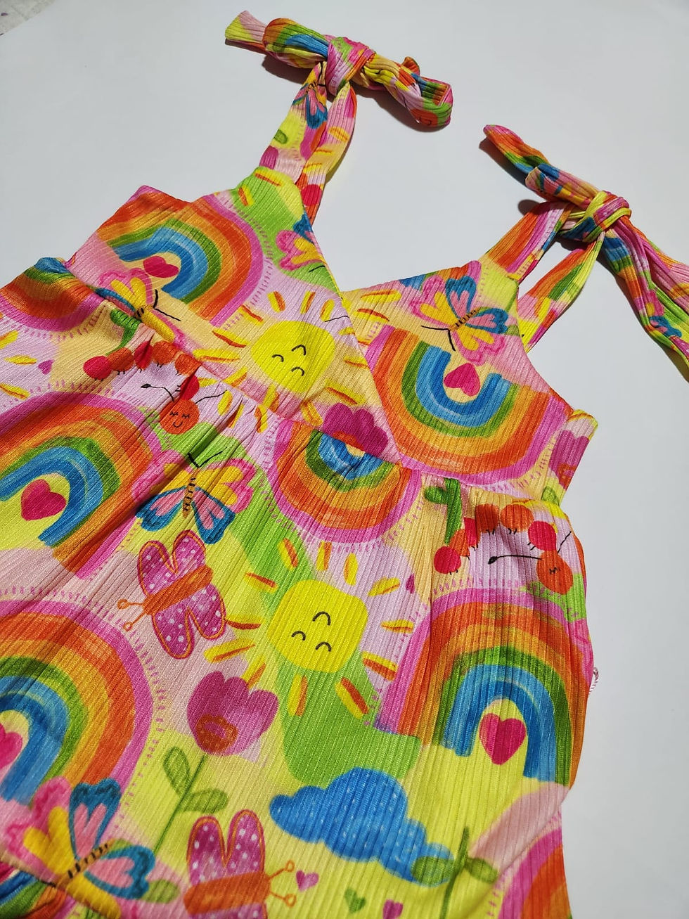 Miniatura: Vestido Infantil Menina Canelado - P