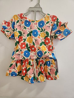 Conjunto Infantil Menina Carol - Estampa Flores
