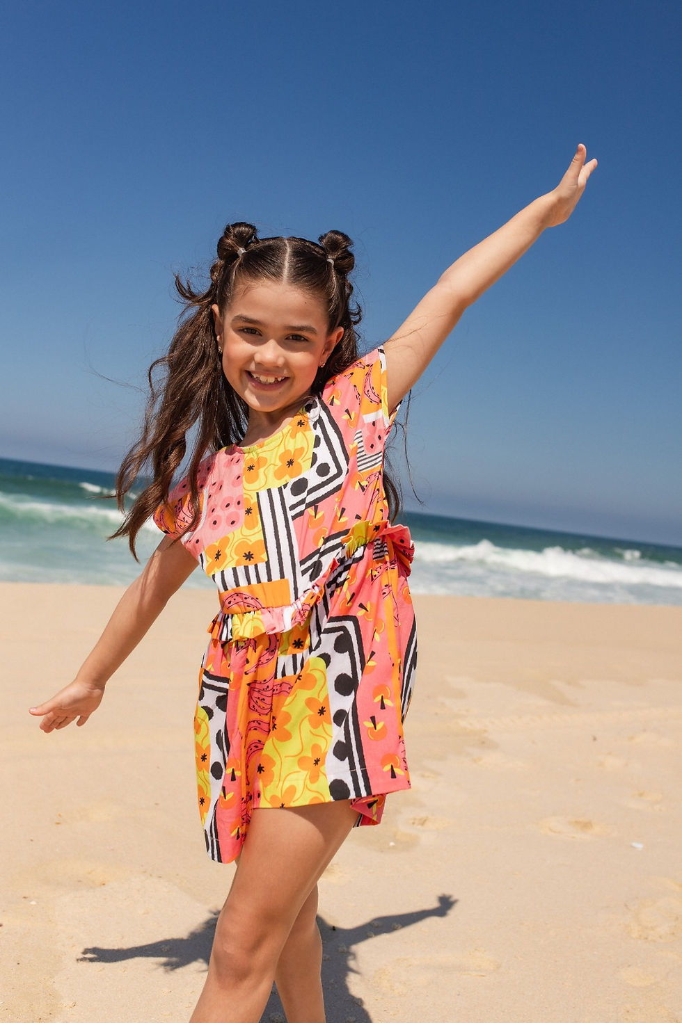 Macaquinho Infantil Menina Alegria Frutada