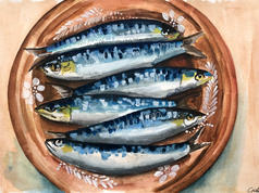 Populonia, Sardines in Tuscany
