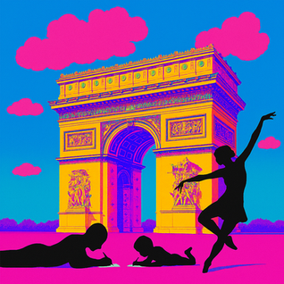 Deux ateliers danse et écriture à l'Arc de Triomphe