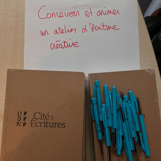 Formation : concevoir et animer un atelier d'écriture créative