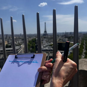 Deux ateliers d'écriture pour l'Arc de triomphe à Paris