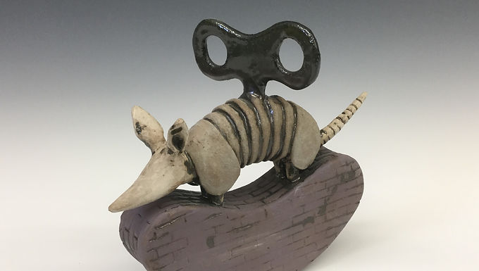 Rocking Armadillo with Key 3