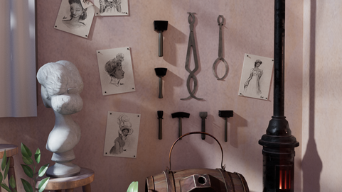 Back wall