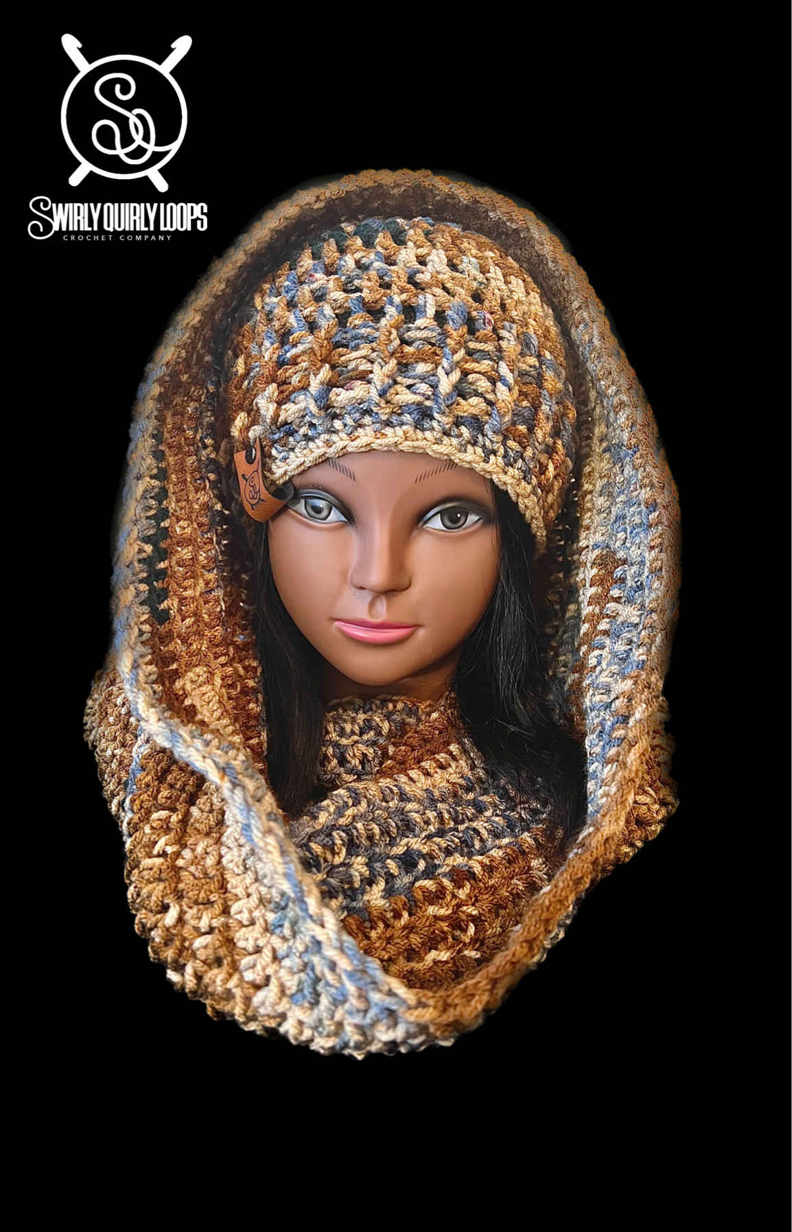 Beanie with Hooded Cowl