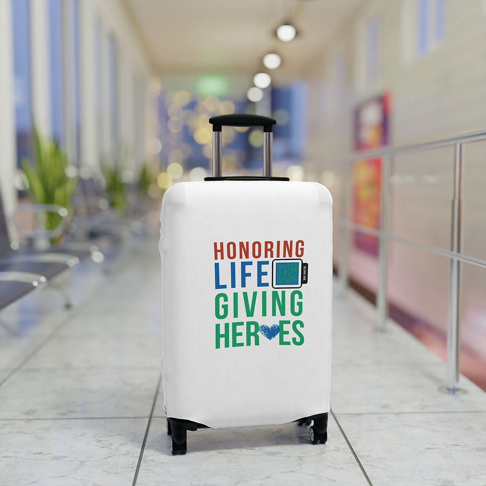 Thumbnail: Luggage Cover — Honoring Life-Giving Heroes