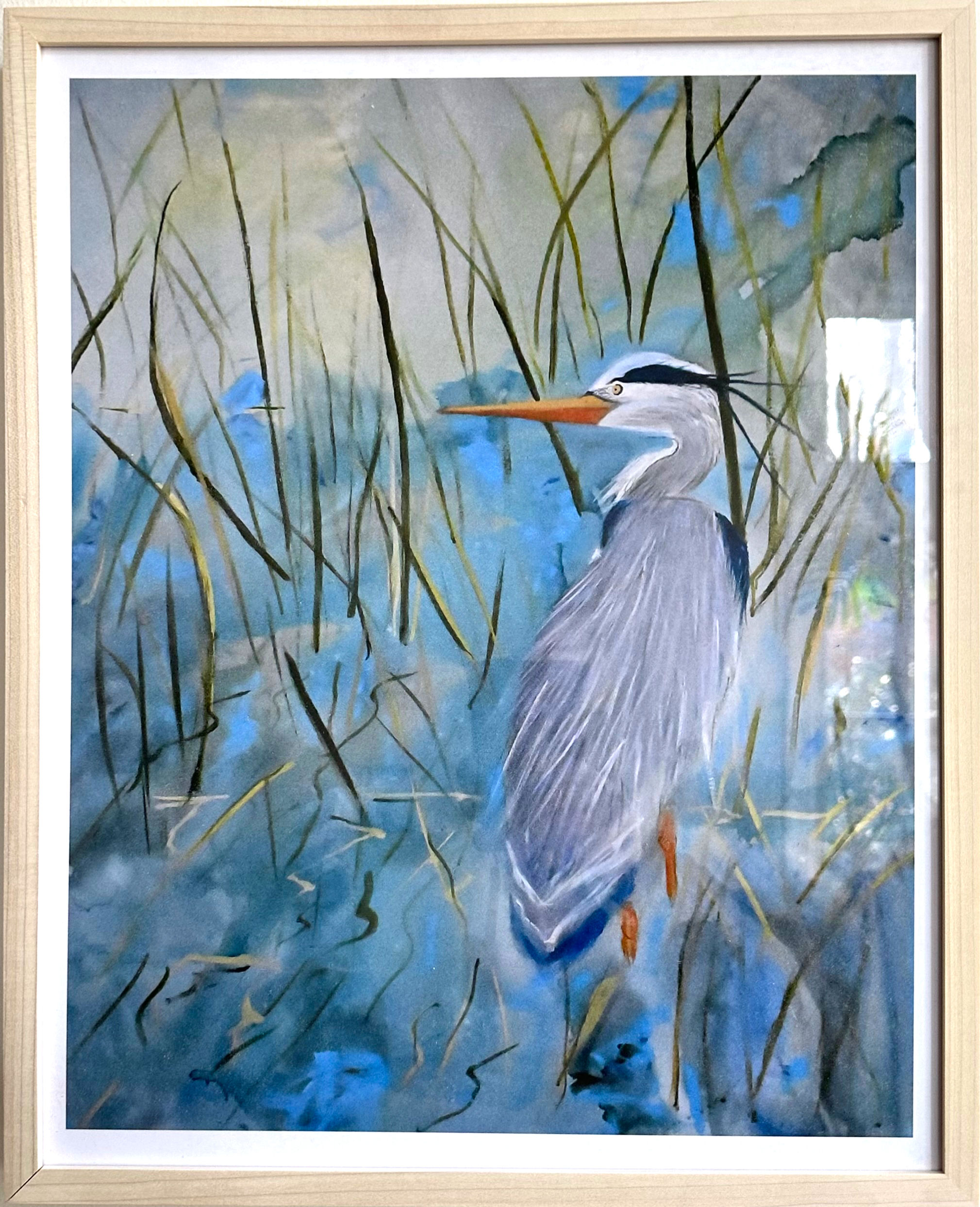 'GREAT BLUE HERON' Print