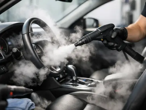 Steam Detailing for a Cleaner, Safer Car