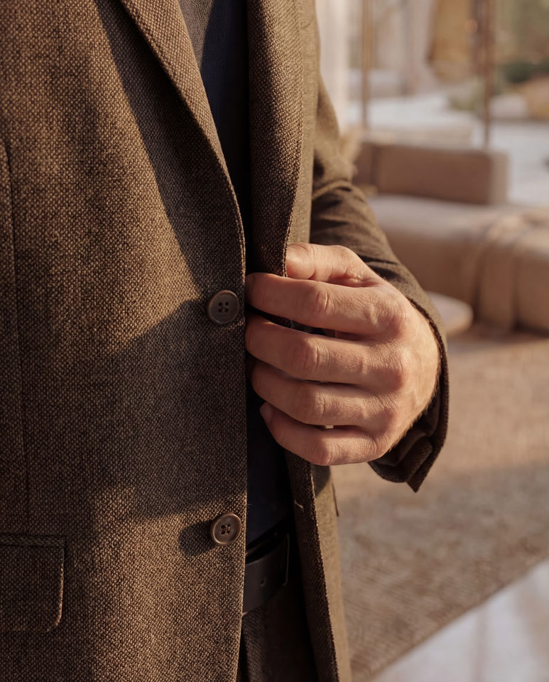 Wool suit texture