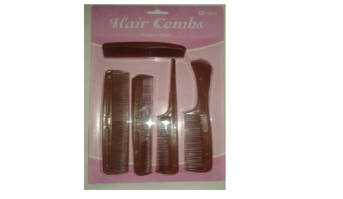 Juego de Peines de 12 Piezas