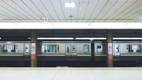 public transportation train image