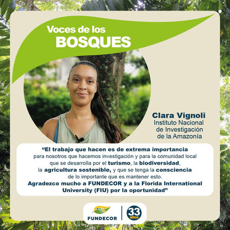Voces de los BOSQUES: Clara Vignoli