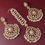 Thumbnail: Gorgeous Kundan Earrings & Maangtikka set