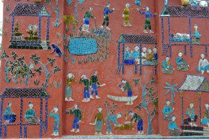 Gem stone artwork in the National Museum