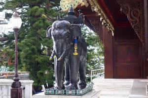 Recognizing the importance of the elephant to the people of the region.