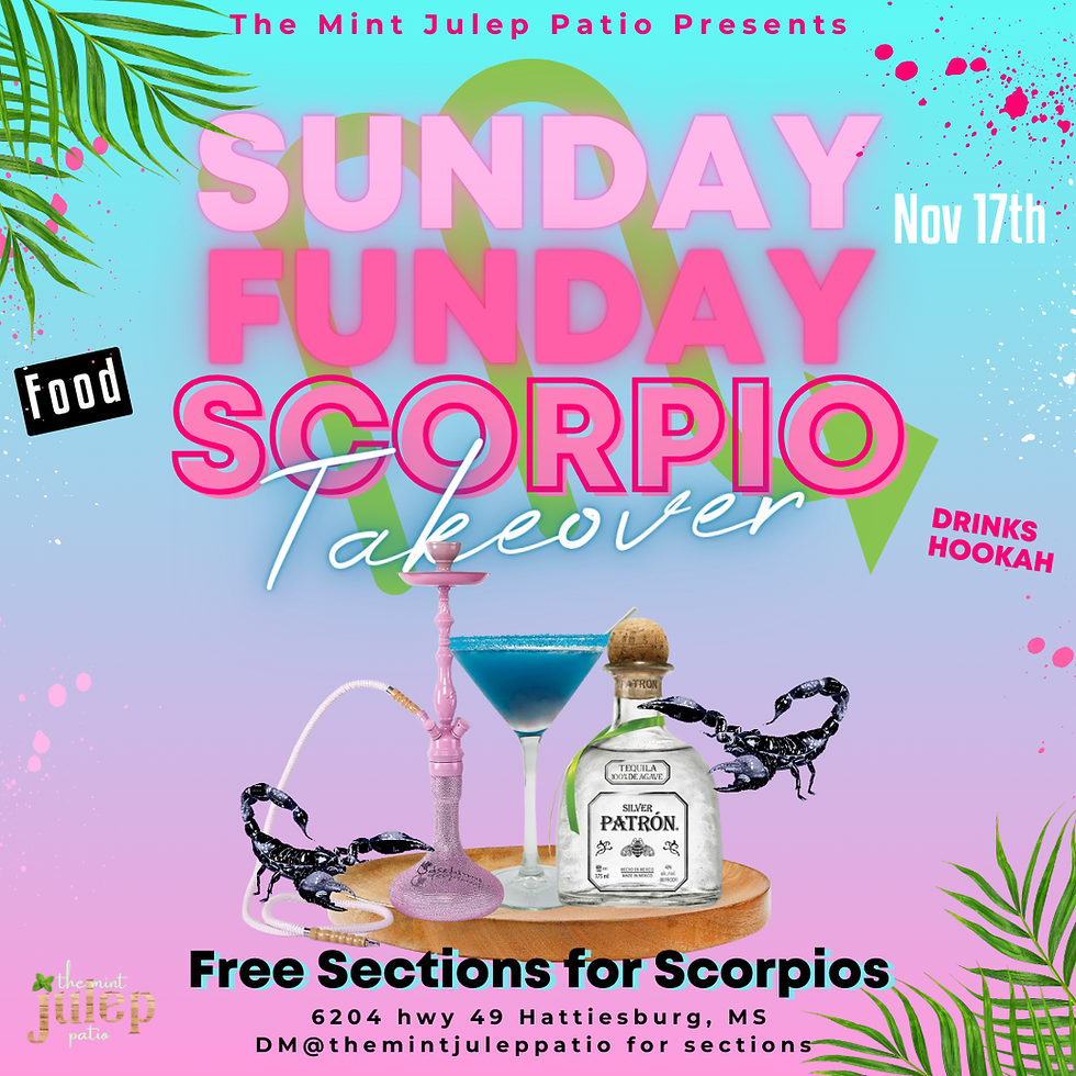 Scorpios Takeover Sunday Funday