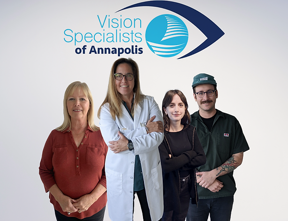 Dr. Magill and the Vision Specialists of Annapolis optometry team, Annapolis MD