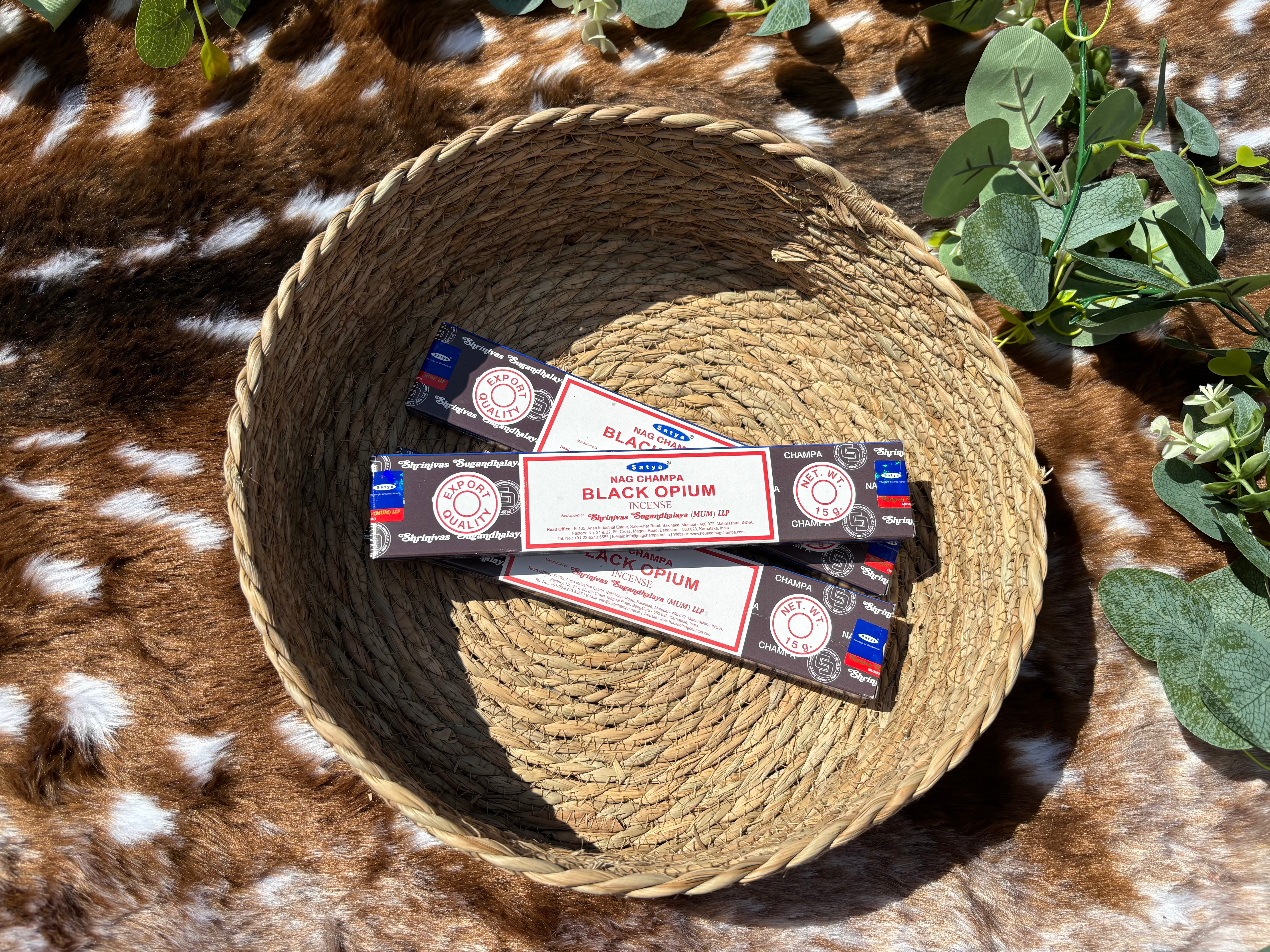 Black Opium Satya Incense Sticks