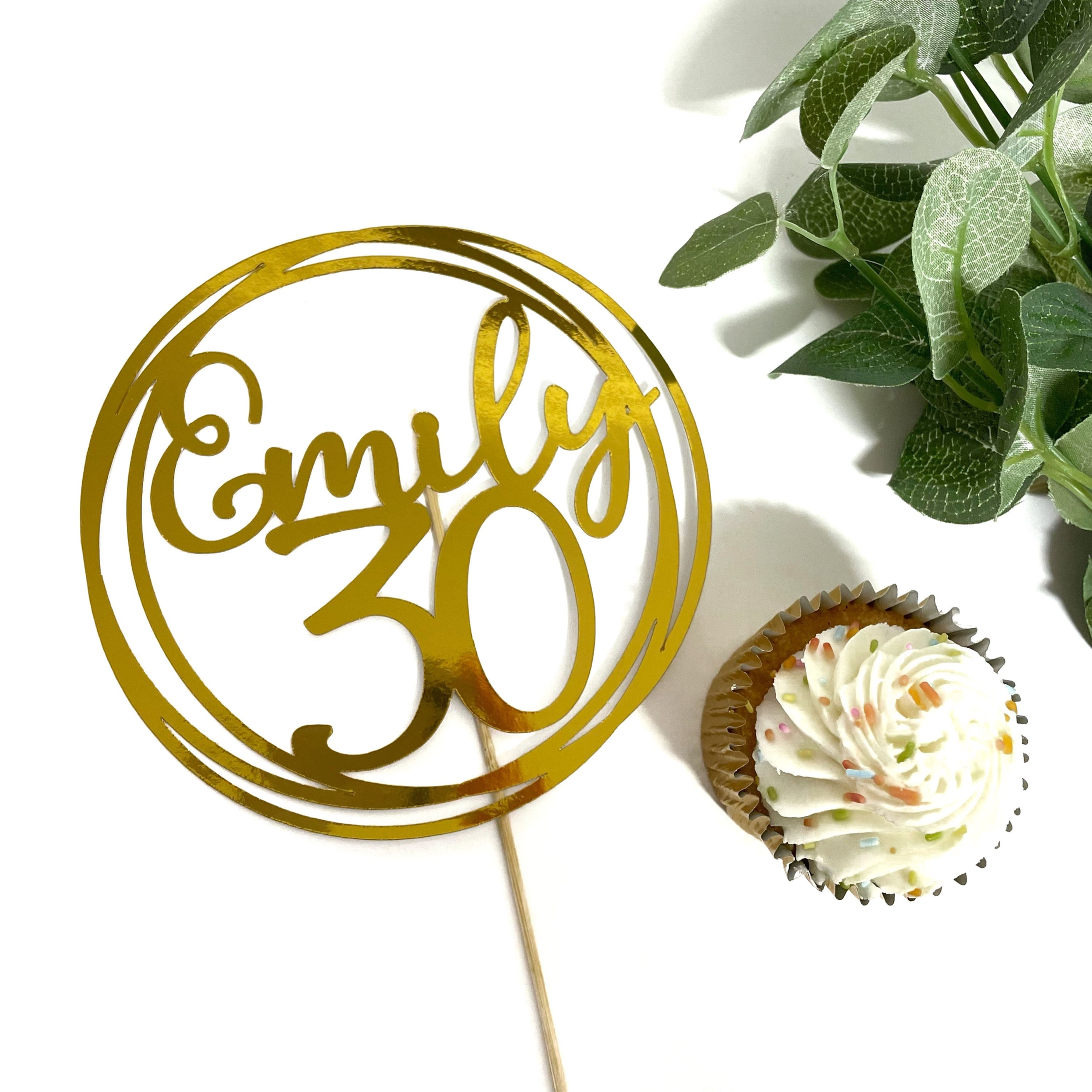 Custom Hoop Cake Topper