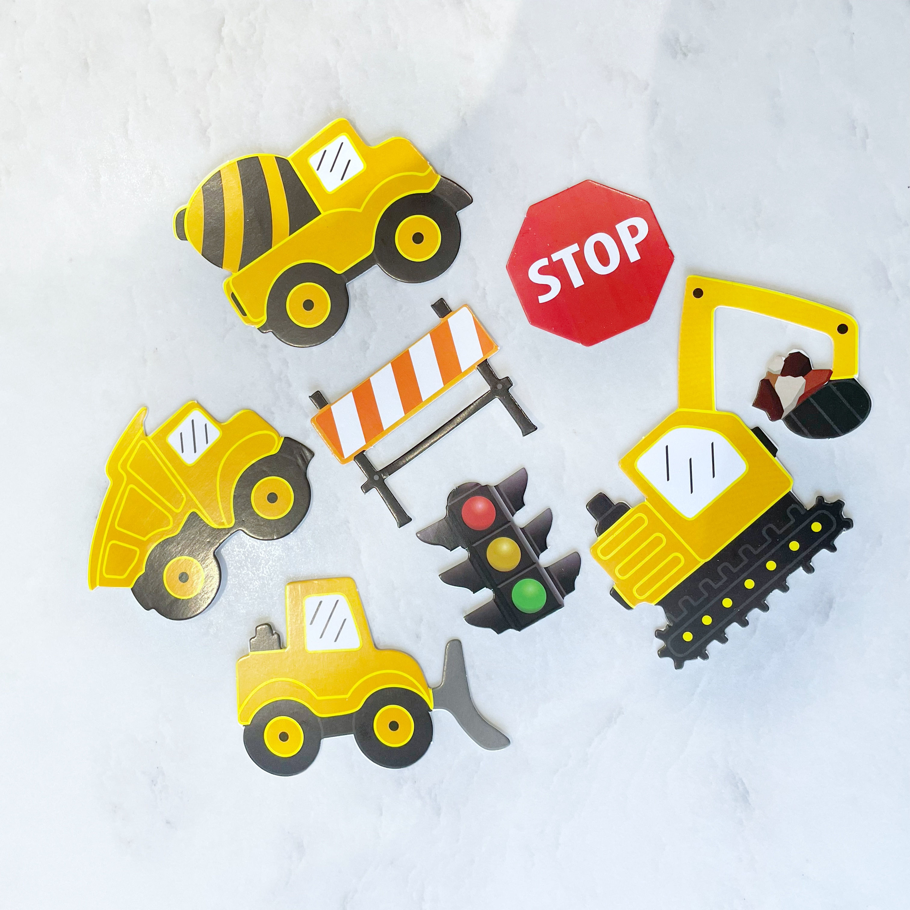 Construction cake set 