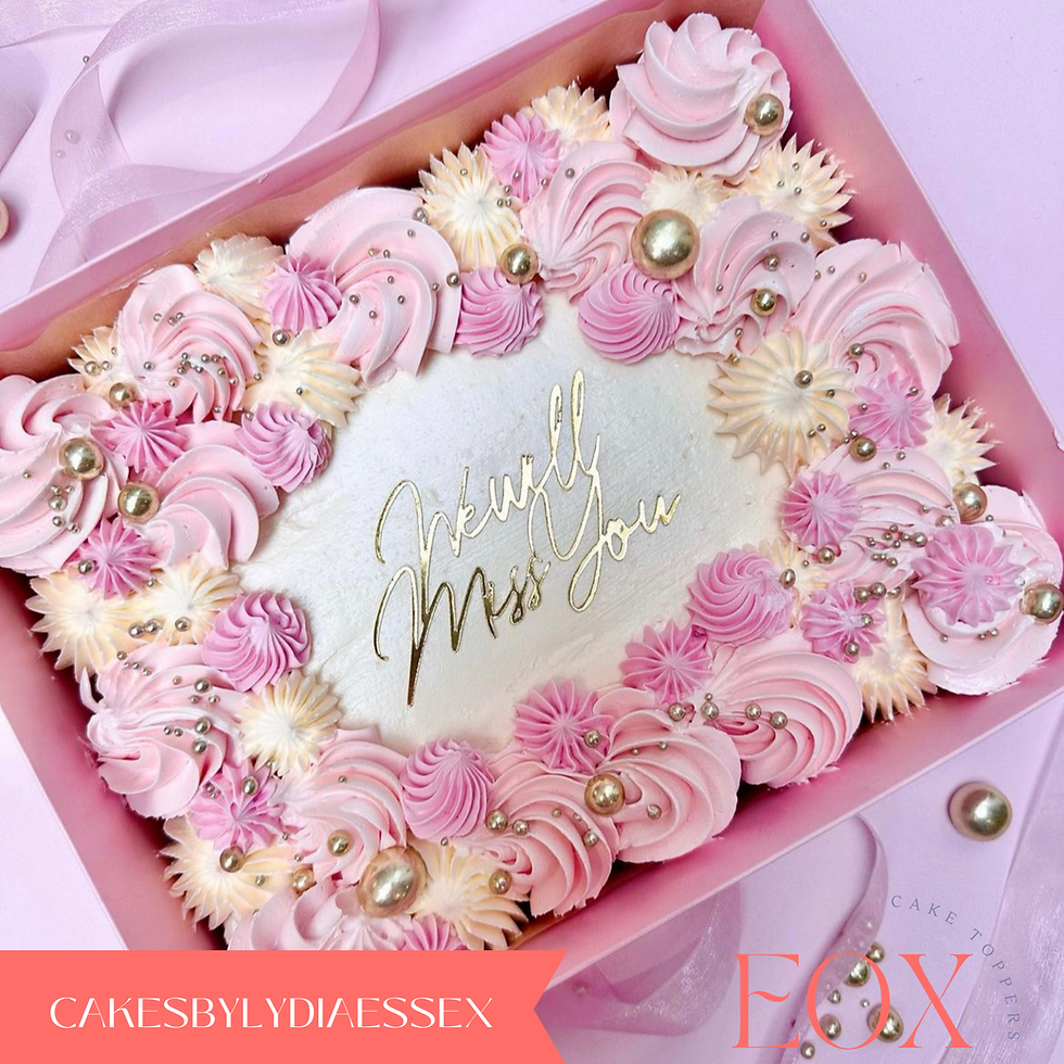 Thumbnail: Sheet Cake Topper Style 2