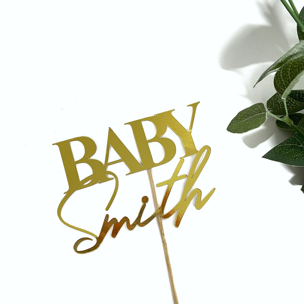 Thumbnail: Baby Surname Topper