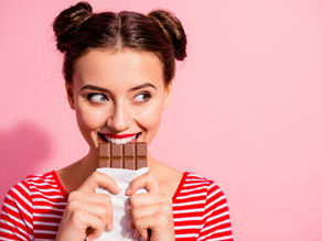 Enjoying Easter Chocolate