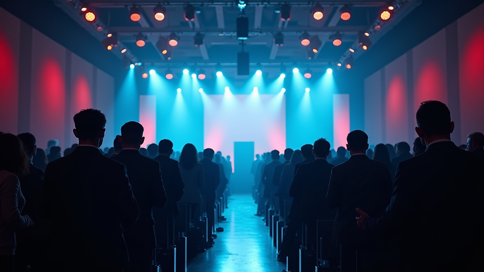 Primer plano de altavoces profesionales instalados en un evento