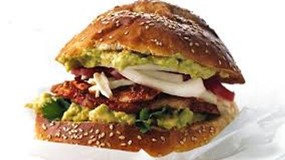 Cemita de Carne Enchilada