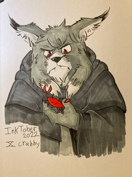 inktober 2022 - 10 crabby.jpg