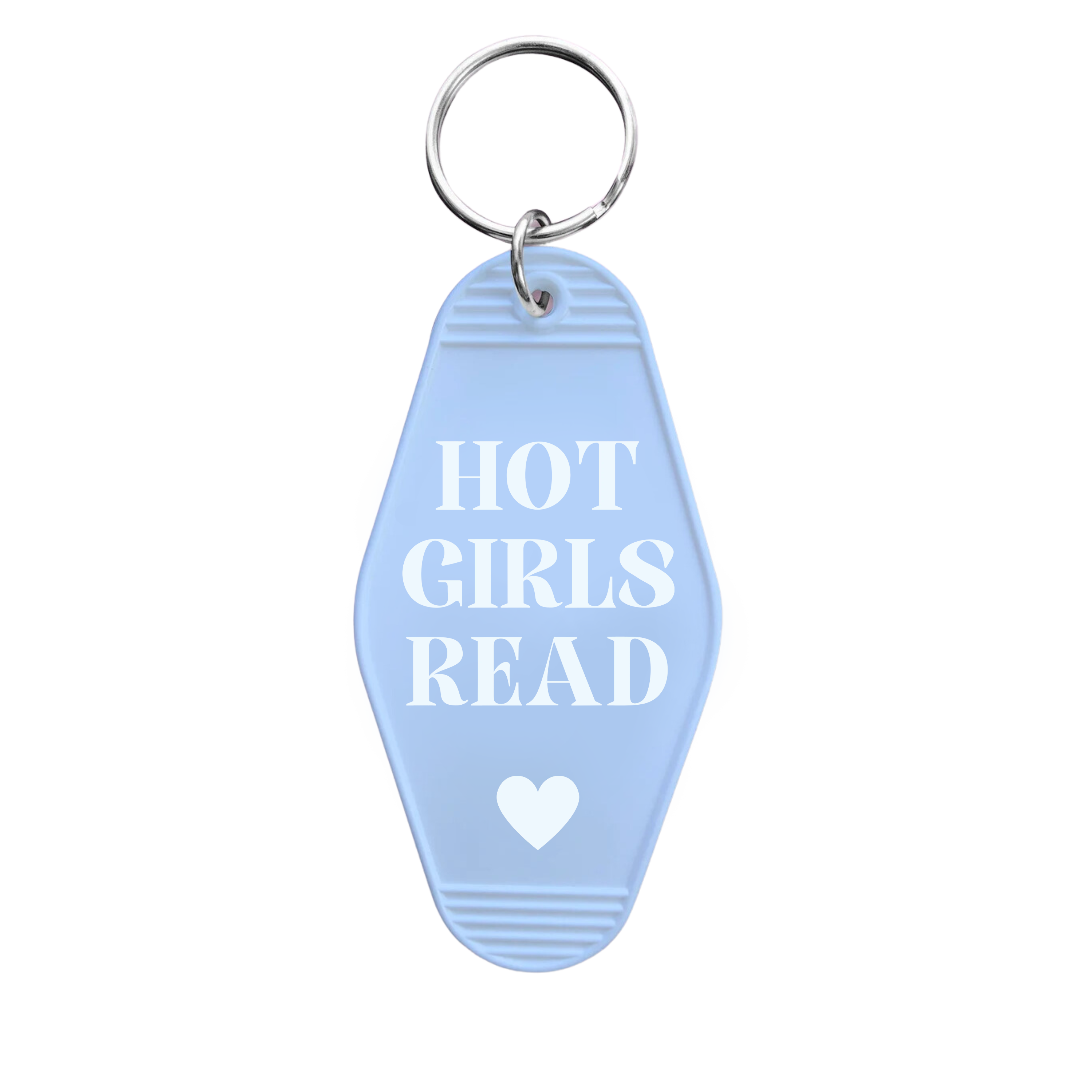 Hot Girls Read Keychain