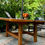 Thumbnail: Rustic Outdoor Dining Table - Seats 12