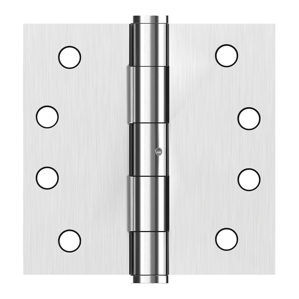 4x4 stainless steel door hinge with square corners and NRP – SS4403