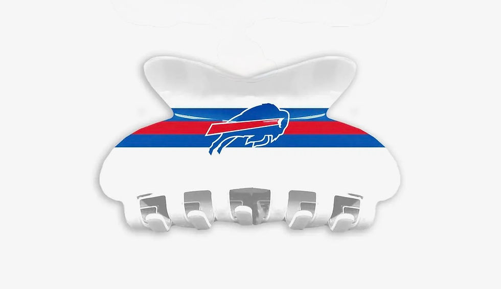 Thumbnail: NFL Buffalo Bills Hair Claws - White or Blue