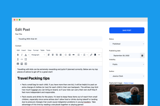 BlogHandy ‑ SEO Optimized Blog banner