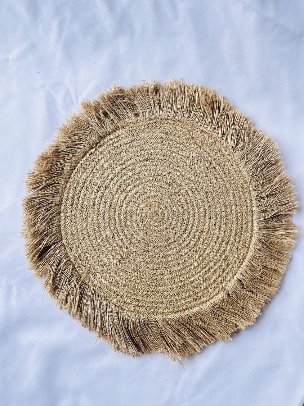 Charger Plate - Fringed