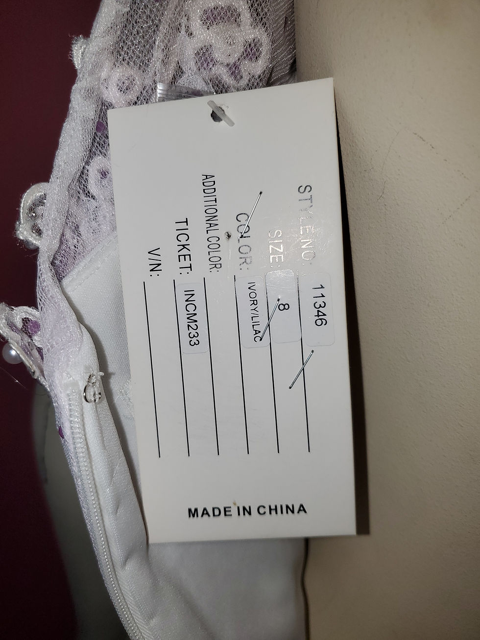 Thumbnail: NWT Blush size 8