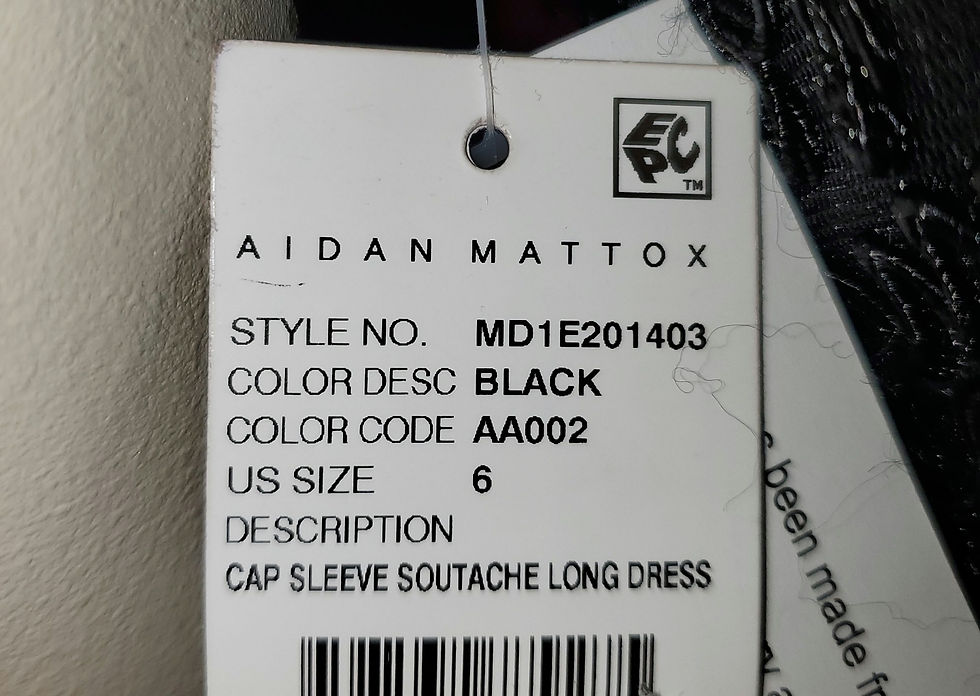 Thumbnail: NWT Aidan Mattox  size 6