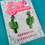 Thumbnail: Cactus Green Marble Dangle Earrings 