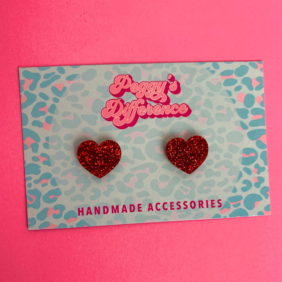 Thumbnail: Red Heart Studs