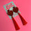 Thumbnail: Red Tassel Earrings