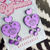 Moon Love Heart Eye Celestial Earrings - Choose Colour