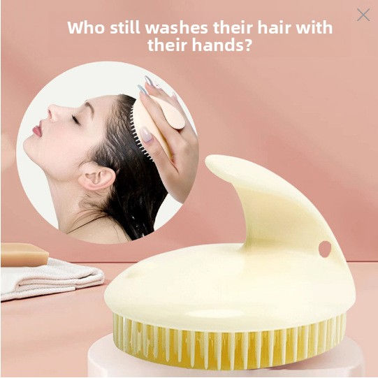 Thumbnail: Silicone Scalp Massage Shampoo Brush