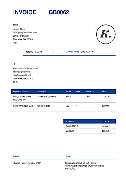 free invoice generator online invoice maker wix com