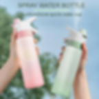 Thumbnail: 650ml Spray Water Bottle Portable Outdoor Sport Water Bottle for Girls Gym Fitne