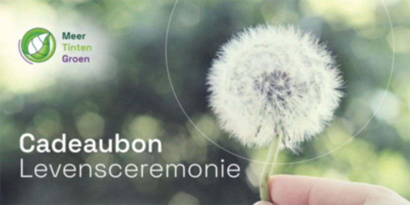 Meer Tinten Goren, Cadeaubon Levensceremonies
