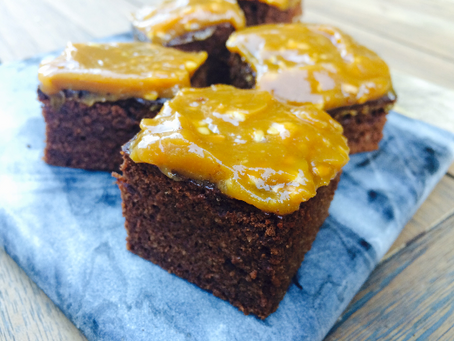 Gluten Free Chocolate Cake with PB Icing