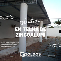 Galpão em telha de alumínio