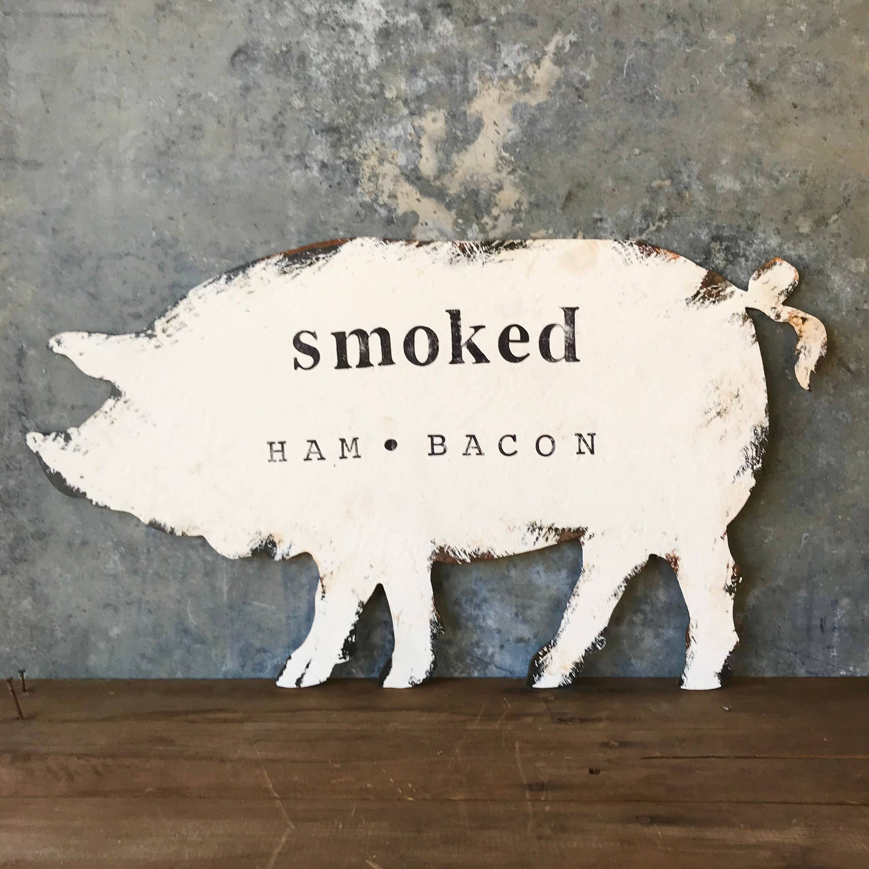 Metal Large Pig Cut Out